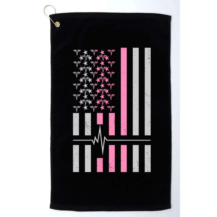 American Nurse USA Flag Platinum Collection Golf Towel