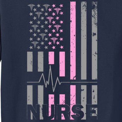 American Nurse Vintage USA Flag Sweatshirt