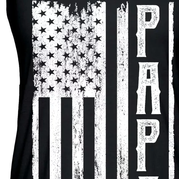 American Papa Flag Ladies Essential Flowy Tank