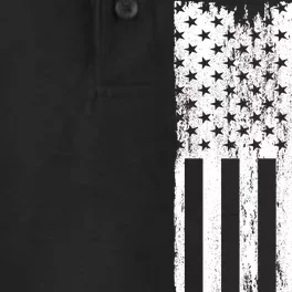 American Papa Flag Dry Zone Grid Performance Polo