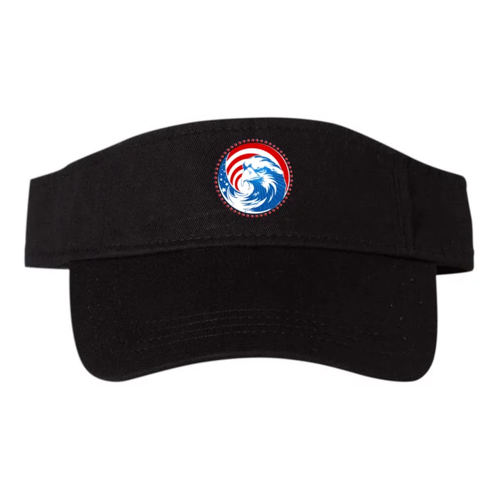 American Patriot Eagle Emblem Valucap Bio-Washed Visor