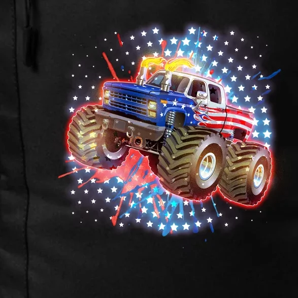 American Patriotic Monster Truck USA Daily Commute Backpack