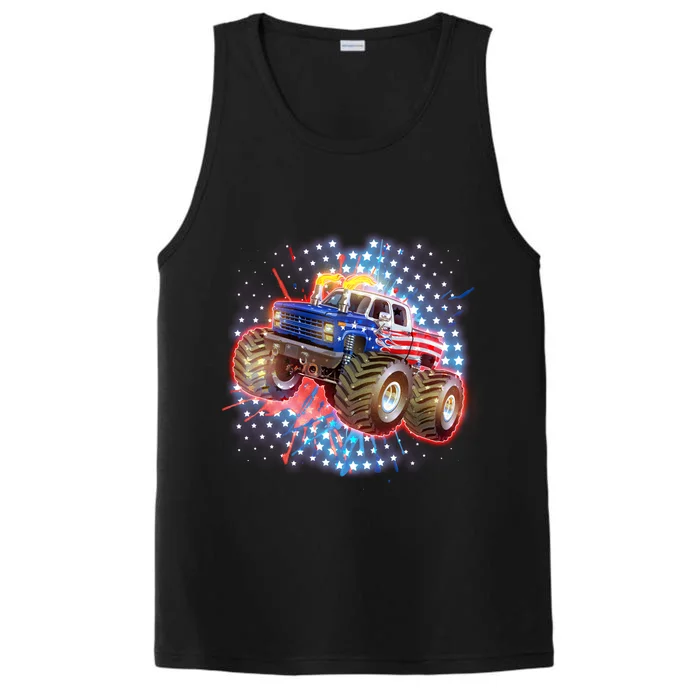 American Patriotic Monster Truck USA Performance Tank