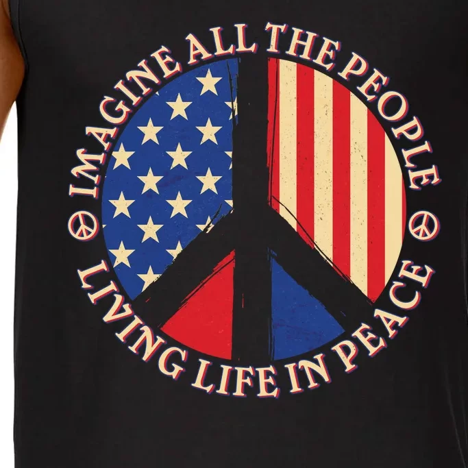 American Peace: People Living life In Peace Comfort Colors® Tank Top