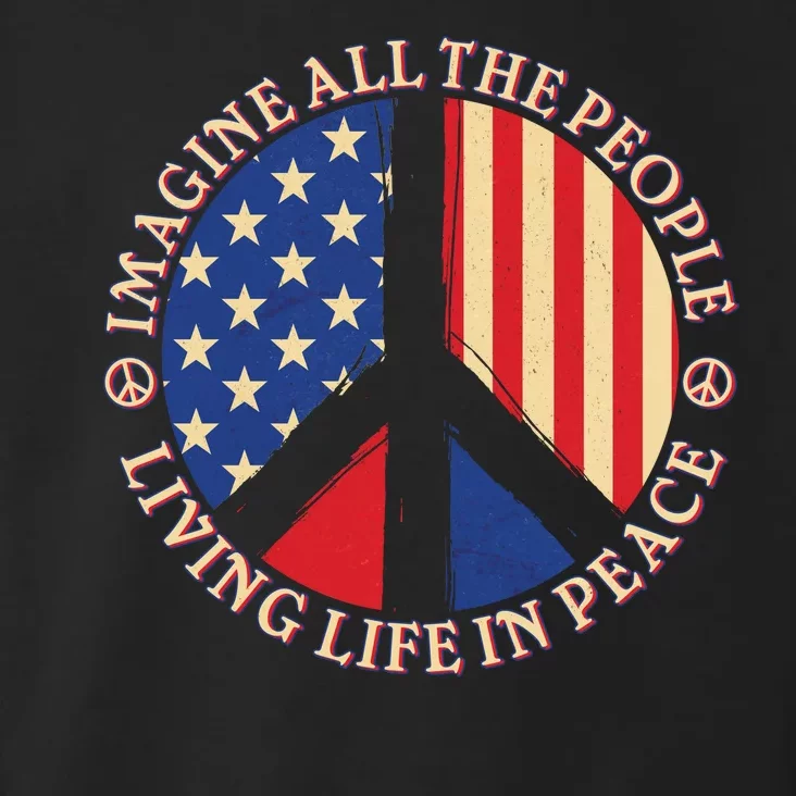 American Peace: People Living life In Peace Toddler Hoodie