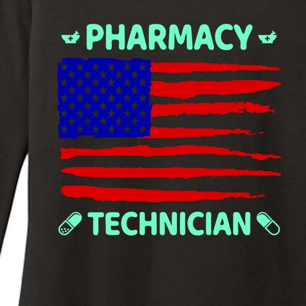 American Pharmacy Technician Womens CVC Long Sleeve Shirt