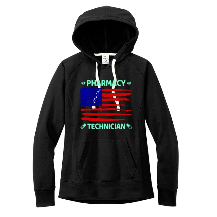 American Pharmacy Technician Women's Fleece Hoodie