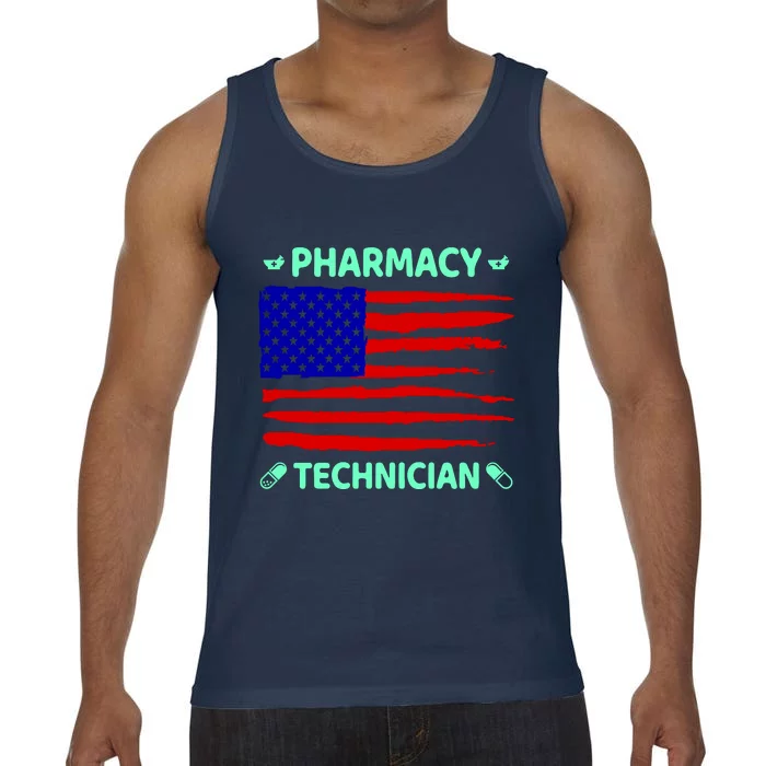 American Pharmacy Technician Comfort Colors® Tank Top