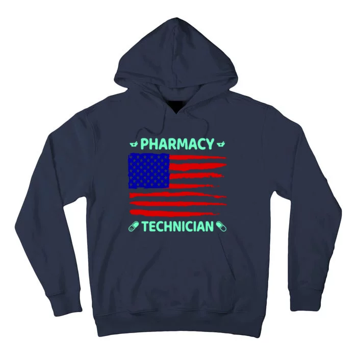 American Pharmacy Technician Tall Hoodie