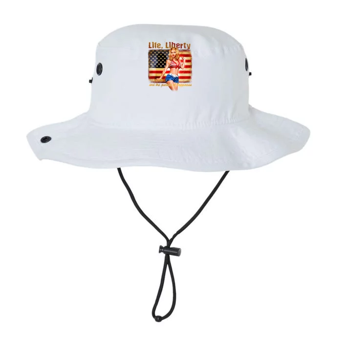 American Pinup Girl - Life Liberty And The Pursuit Of Happiness Legacy Cool Fit Booney Bucket Hat