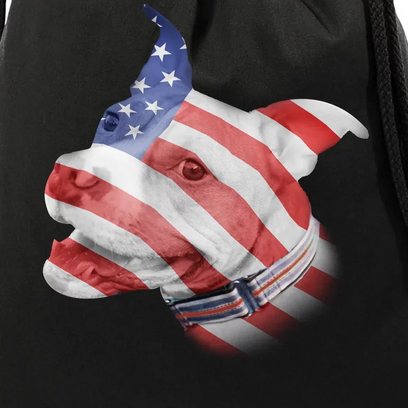 American Pitbull Drawstring Bag