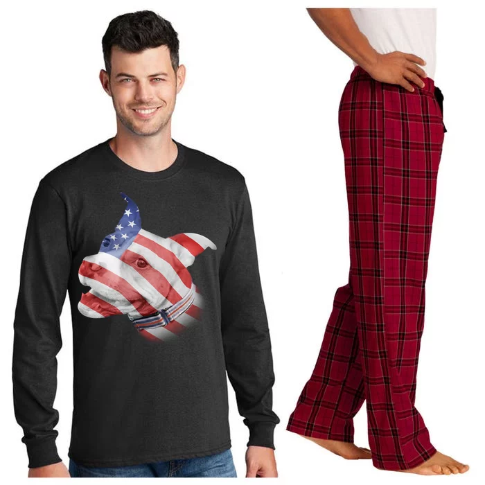 American Pitbull Long Sleeve Pajama Set