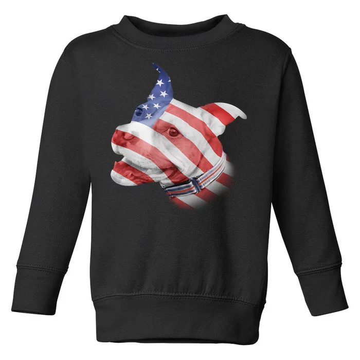 American Pitbull Toddler Sweatshirt