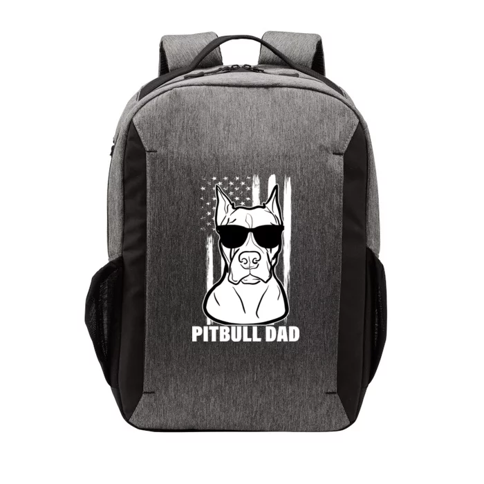 American Pitbull Dad Vector Backpack