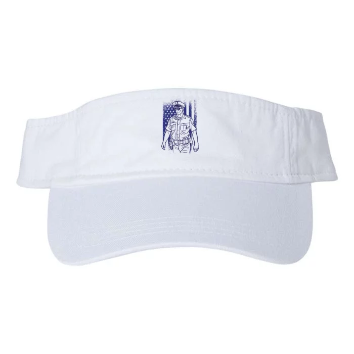 American Police Officer Valucap Bio-Washed Visor