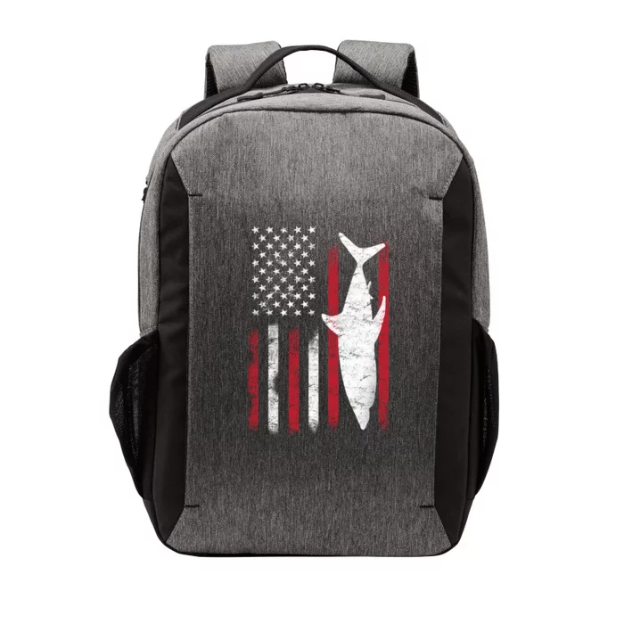 American Shark Flag Vector Backpack