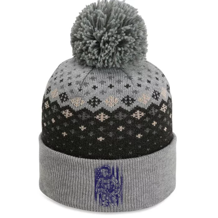 American Soldier Vintage The Baniff Cuffed Pom Beanie