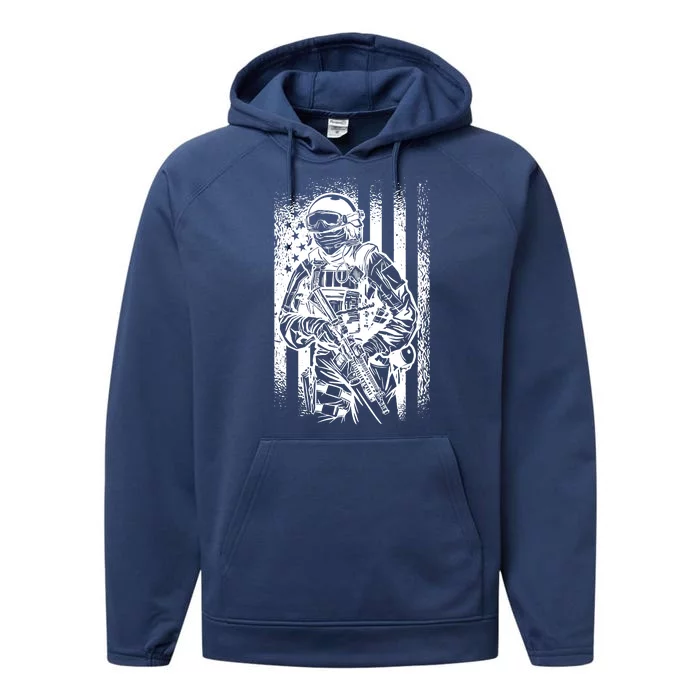 American Soldier Vintage Performance Fleece Hoodie