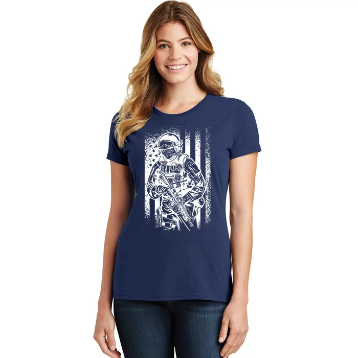 American Soldier Vintage Women's T-Shirt