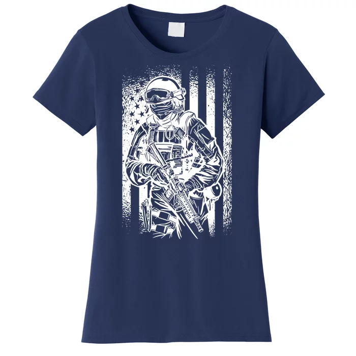 American Soldier Vintage Women's T-Shirt