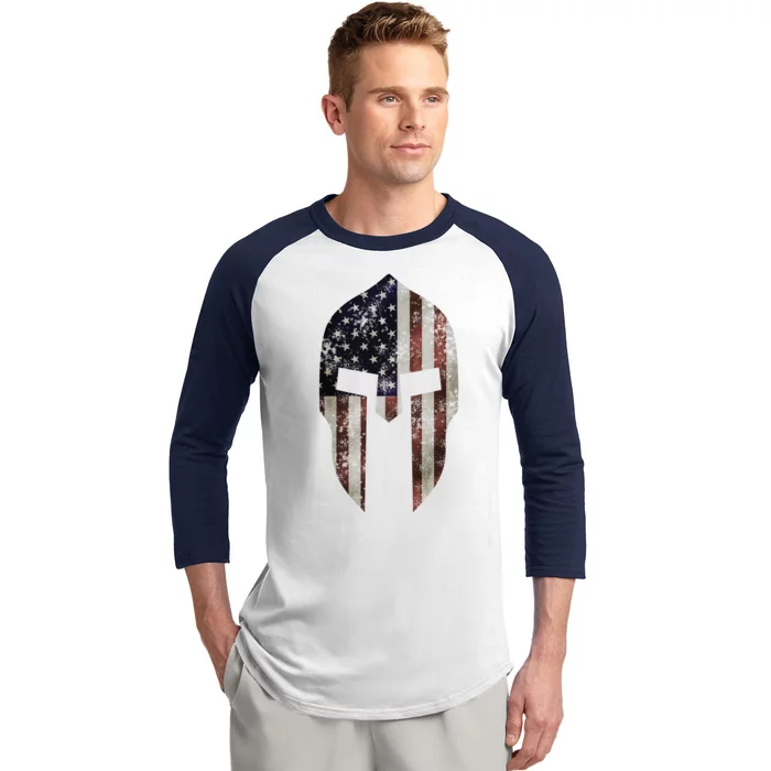 American Spartan Baseball Sleeve Shirt