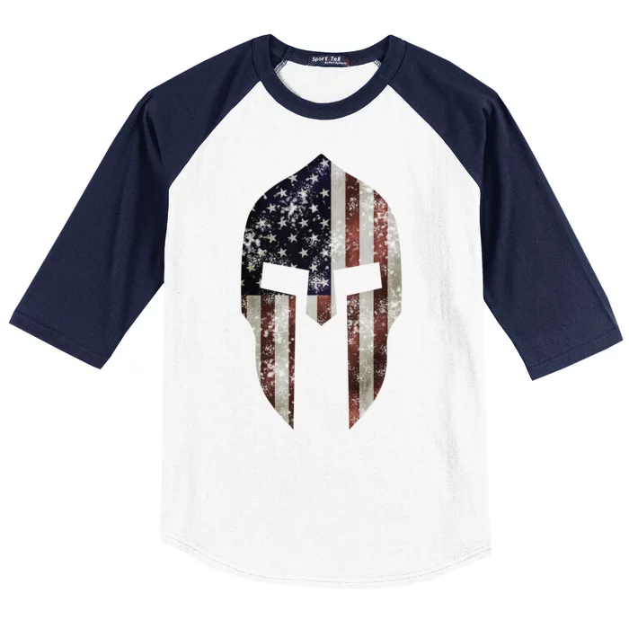 American Spartan Baseball Sleeve Shirt