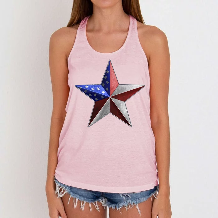 American Star Women's Knotted Racerback Tank