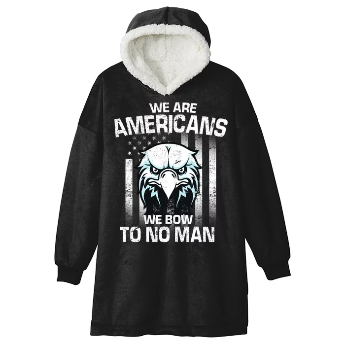 American Strong Hooded Wearable Blanket