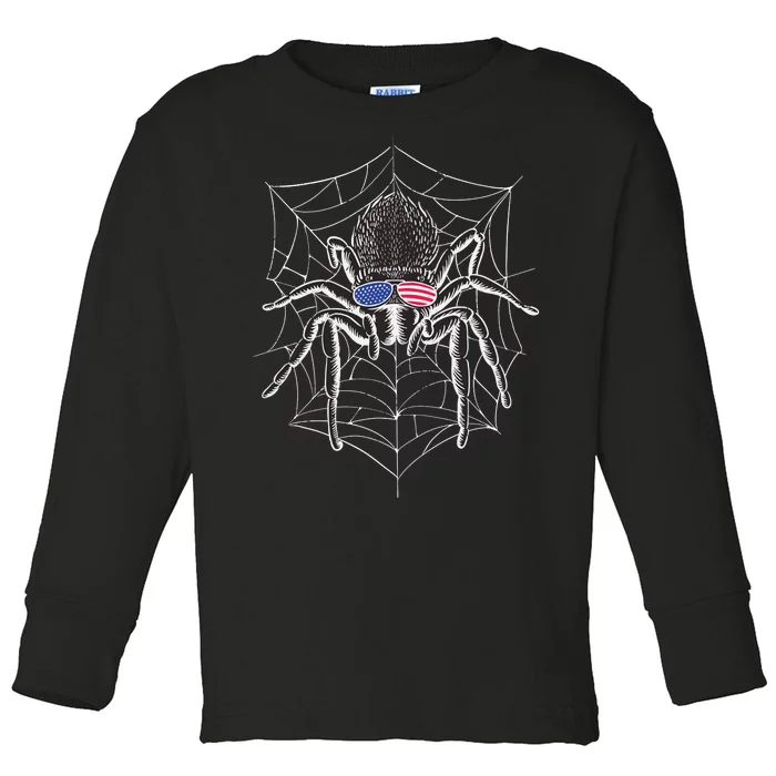 American Tarantula Spider Toddler Long Sleeve Shirt