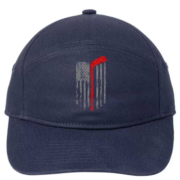 American Team Hockey USA Flag 7-Panel Snapback Hat