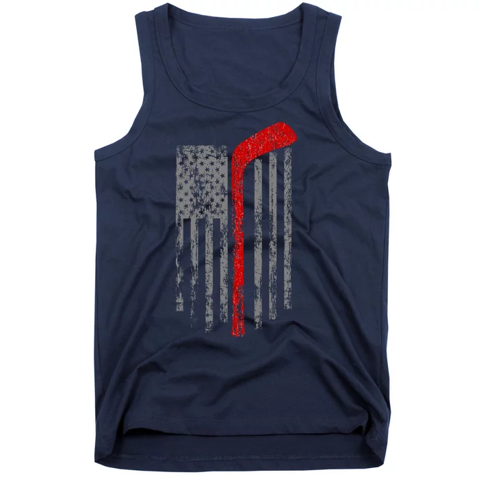 American Team Hockey USA Flag Tank Top