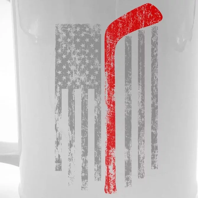 American Team Hockey USA Flag Front & Back Beer Stein