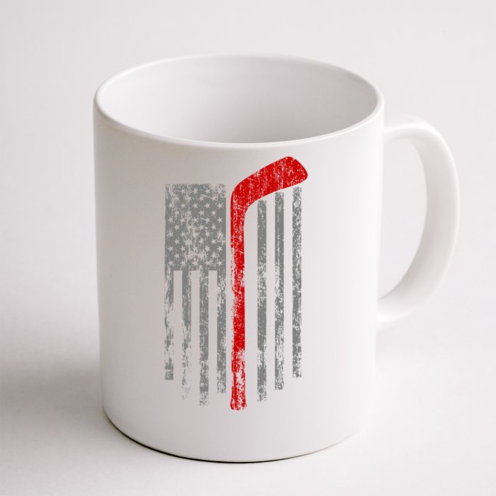 American Team Hockey USA Flag Front & Back Coffee Mug