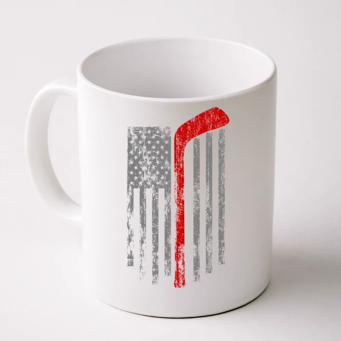 American Team Hockey USA Flag Front & Back Coffee Mug