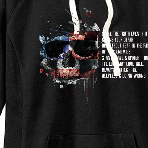 American Templar Code Women's Fleece Hoodie