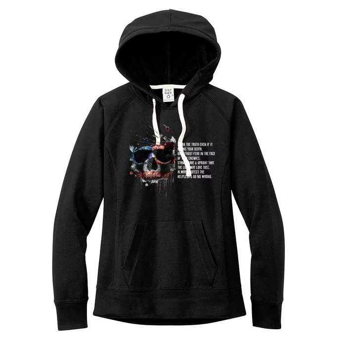 American Templar Code Women's Fleece Hoodie