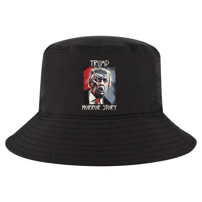 American Trump Horror Hor-ror Story 2016 Zombie Election Cool Comfort Performance Bucket Hat