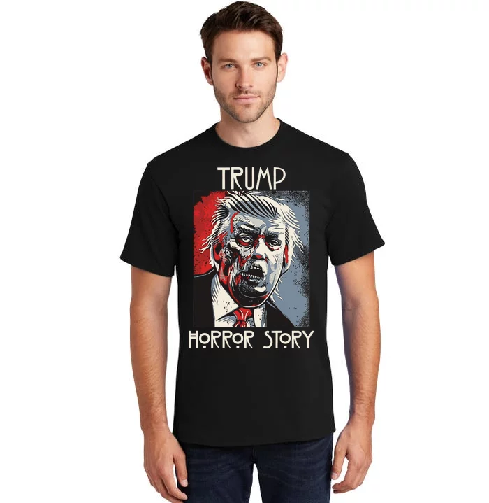 American Trump Horror Hor-ror Story 2016 Zombie Election Tall T-Shirt