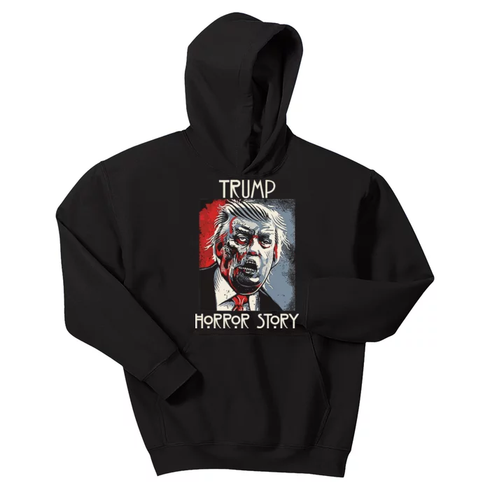 American Trump Horror Hor-ror Story 2016 Zombie Election Kids Hoodie