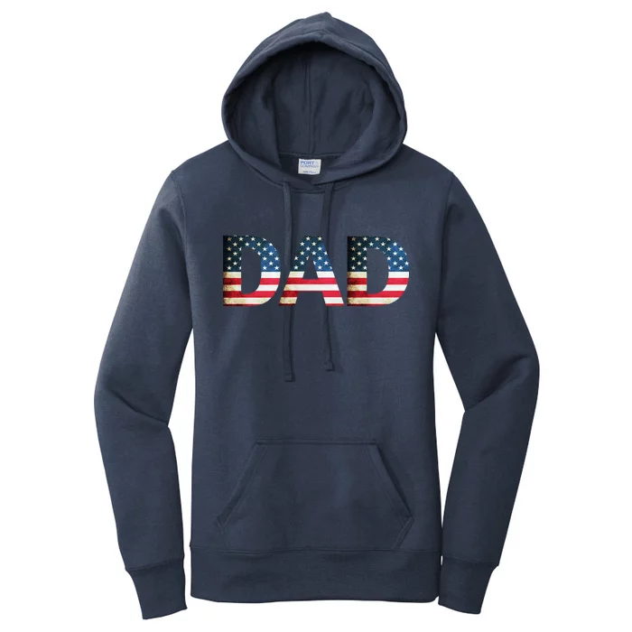 American USA Dad Women's Pullover Hoodie