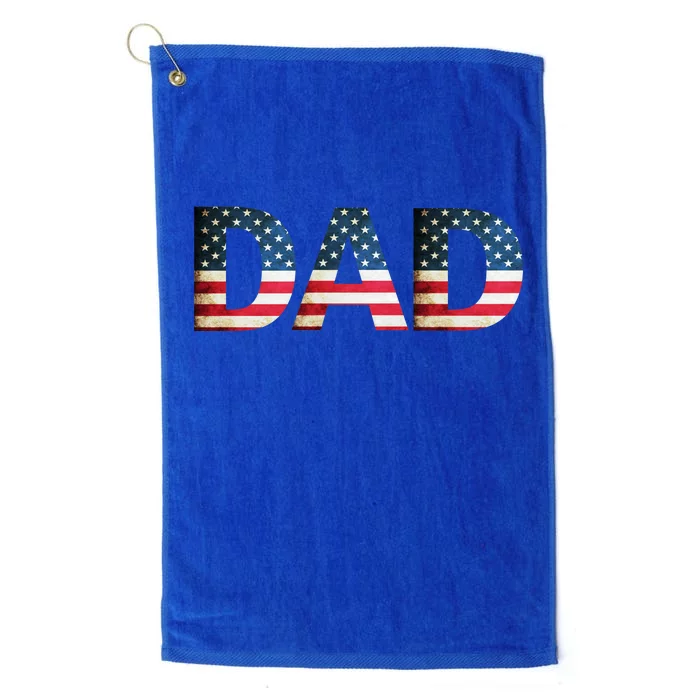 American USA Dad Platinum Collection Golf Towel