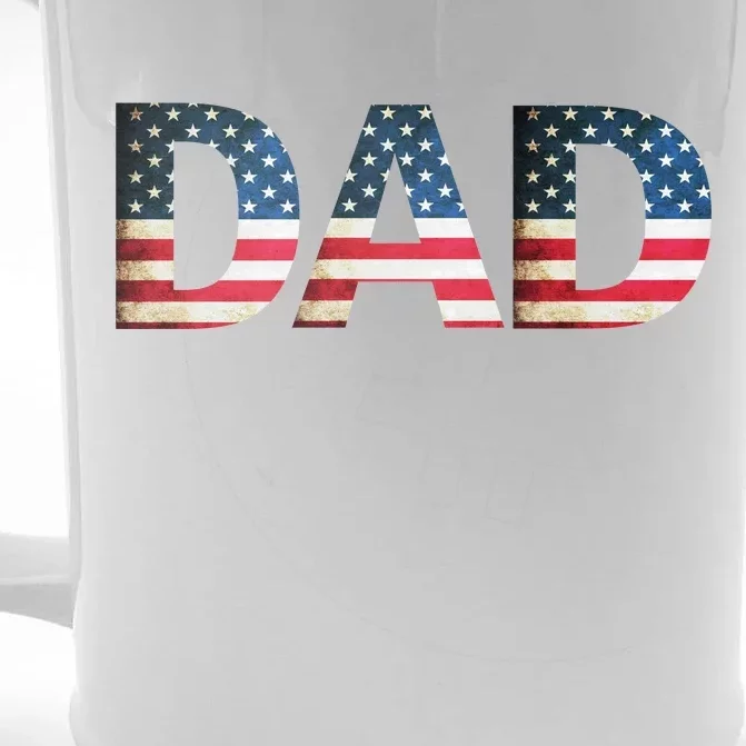 American USA Dad Front & Back Beer Stein