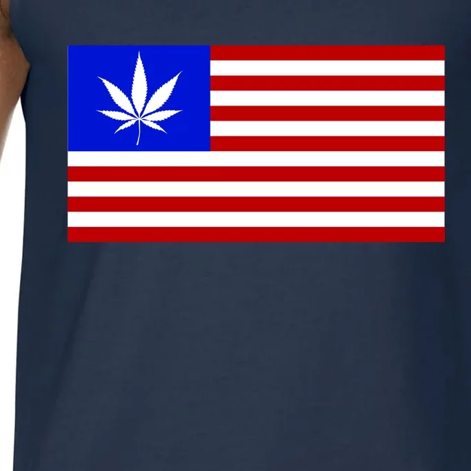 American USA Weed Flag Comfort Colors® Tank Top