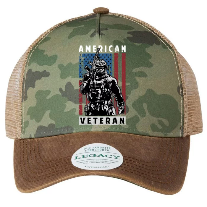 American Veteran Legacy Tie Dye Trucker Hat