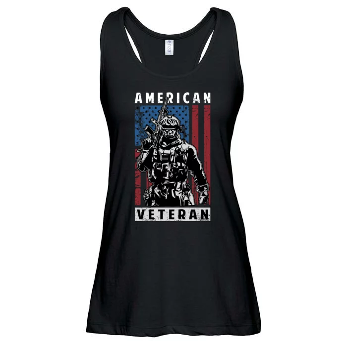 American Veteran Ladies Essential Flowy Tank