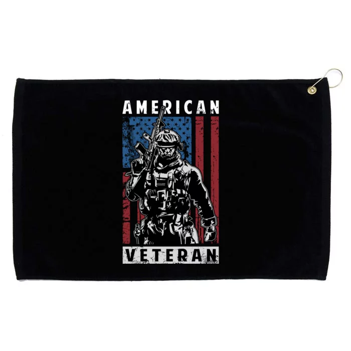 American Veteran Grommeted Golf Towel