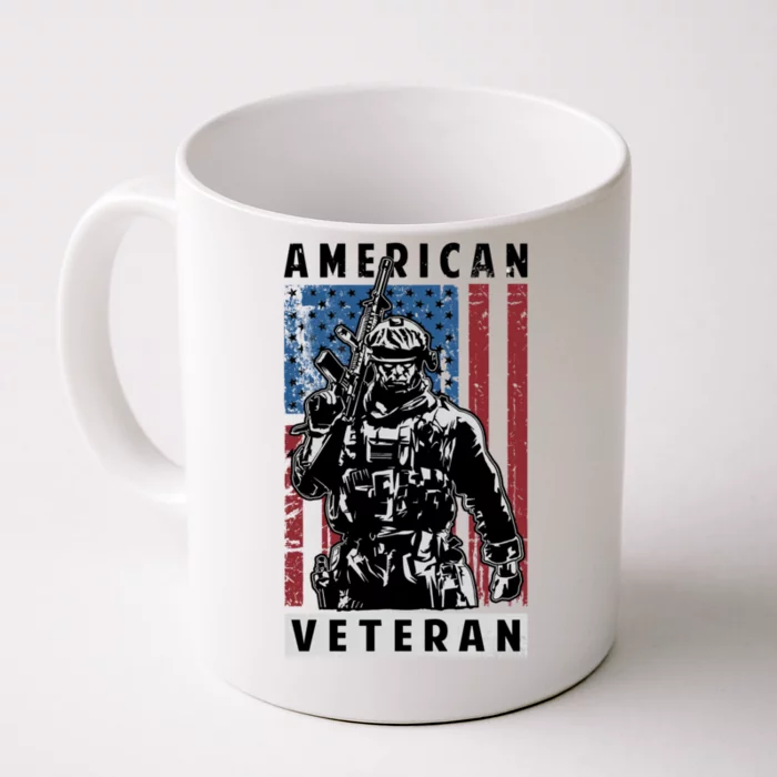 American Veteran Front & Back Coffee Mug