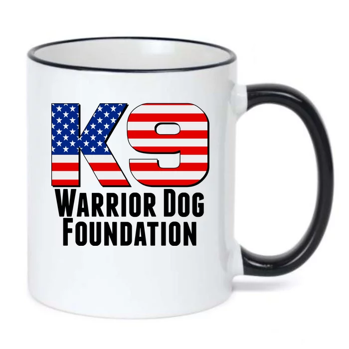 American Warrior K9 Dog Foundation Black Color Changing Mug