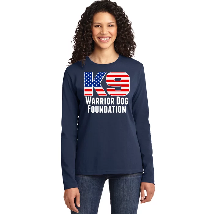 American Warrior K9 Dog Foundation Ladies Long Sleeve Shirt