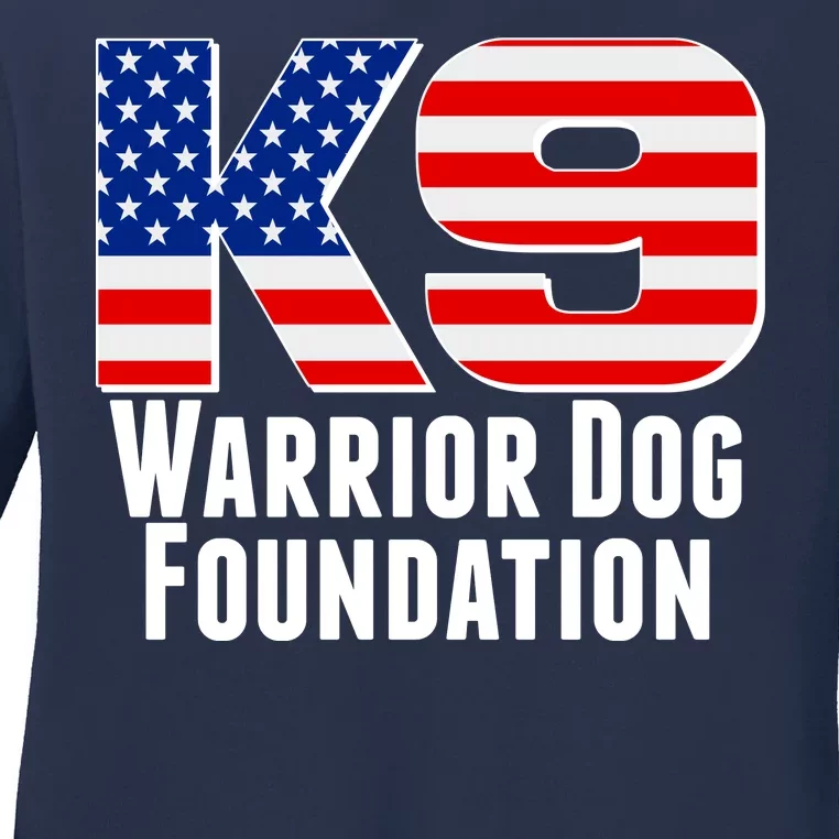 American Warrior K9 Dog Foundation Ladies Long Sleeve Shirt